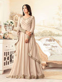 4602 BEIGE MAISHA ZARI DESIGNER WEDDING WEAR LEHENGA STYLE DRESS - Asian Party Wear