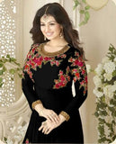 BLACK STARRING AYESHA TAKIA ANARKALI GOWN - Asian Party Wear