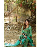 FMN-2079 GREEN FEMEENA FOR GEORGETTE SALWAR SUIT - Asian Party Wear