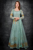 Biscay Green Wedding Anarkali Readymade Suit - Asian Party Wear