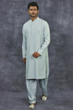 Sky Blue Mens Designer Kurta Shalwar Indian Menswear - Asian Party Wear