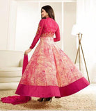 5738 PINK KASEESH PRACHI GALAXY DESIGNER ANARKALI DRESS - Asian Party Wear