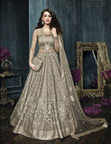 22002 GREY ZOYA CELEBRITY HEAVY EMBROIDERED INDIAN BRIDAL WEDDING LEHENGA - Asian Party Wear