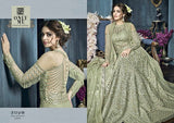 22003 GREEN ZOYA CELEBRITY HEAVY EMBROIDERED INDIAN BRIDAL WEDDING LEHENGA - Asian Party Wear