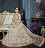 22006 BEIGE ZOYA CELEBRITY HEAVY EMBROIDERED INDIAN BRIDAL WEDDING LEHENGA - Asian Party Wear