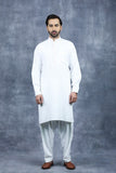 Cream Mens Kurta Shalwar Readymade Menswear - Asian Party Wear