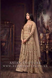 STUNNING INDIAN DESIGNER GOLD LEHENGA GOWN - Asian Party Wear