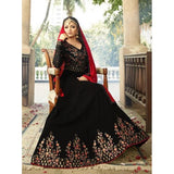 BLACK INDIAN WEDDING WEAR ANRAKALI GOWN - Asian Party Wear