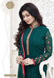 5002 GREEN AISHA LAVINA CLASSIC STYLE SEMI STITCHED SALWAR KAMEEZ - Asian Party Wear