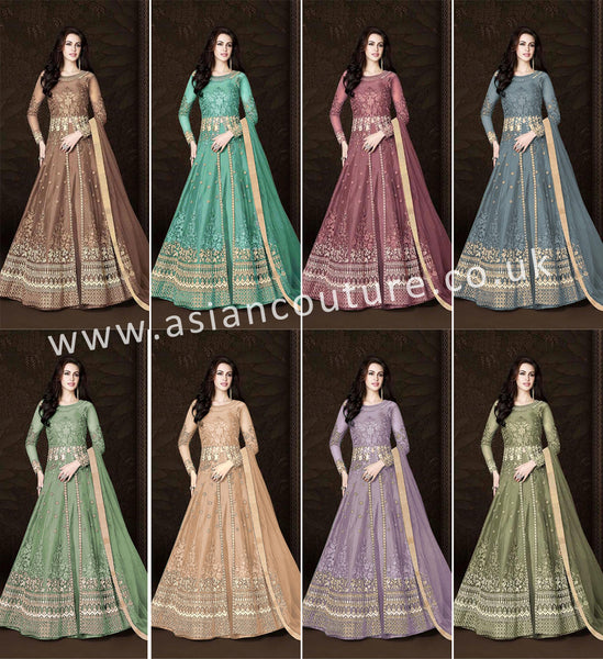 INDIAN PARTY INDO WESTERN GOWN - Asian Party Wear