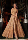 GOLD INDIAN BRIDAL WEDDING DRESS - Asian Party Wear