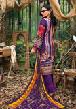 Grape Compote Bold Prints Lawn Salwar Suit - Asian Party Wear