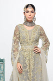 SILVER GREY ASIAN INDIAN WEDDING AND BRIDAL SALWAR SUIT - Asian Party Wear