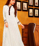 White Indian Salwar Suit Casual Dress - Asian Party Wear