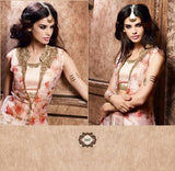 3607 BEIGE PINK MAISHA MASKEEN SEEP WEDDING WEAR SUIT - Asian Party Wear