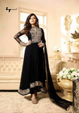 88012 BLACK LT NITYA PARTY WEAR ANARKALI SUIT - Asian Party Wear