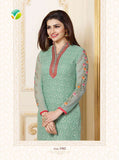 K3302 GREEN KASEESH PRACHI-15 PARTY WEAR SALWAR KAMEEZ SUIT - Asian Party Wear