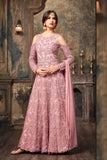 5106 LILAC MAISHA JAWARIYA HEAVY EMBROIDERED WEDDING WEAR BRIDAL LEHENGA - Asian Party Wear