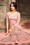 5108 PINK MAISHA JAWARIYA WEDDING WEAR BRIDAL LEHENGA - Asian Party Wear