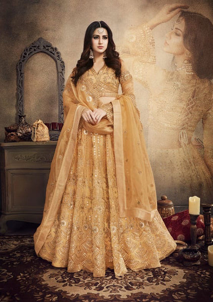 Princess Style Magnificent Designer Wedding Lehengas - Asian Party Wear