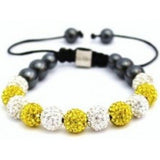 NEW MULTI-COLOURED CRYSTAL SWAROVSKI BALL BRACELET (17 DIFFFERENT COLOURS To choose from) - Asian Party Wear