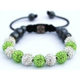 NEW MULTI-COLOURED CRYSTAL SWAROVSKI BALL BRACELET (17 DIFFFERENT COLOURS To choose from) - Asian Party Wear