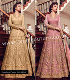 STUNNING SLIT STYLE WEDDING ANARKALI GOWN - Asian Party Wear