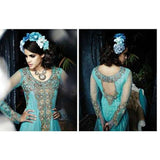 Light Blue Stunning Hariette Anarkali Salwar Suit 56017 - Asian Party Wear