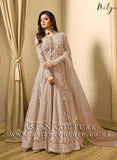 PEACH INDIAN BRIDESMAID DRESS WEDDING GOWN - Asian Party Wear