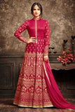 5101 RED MAISHA JAWARIYA WEDDING WEAR BRIDAL LEHENGA - Asian Party Wear