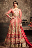 5105 RED MAISHA JAWARIYA WEDDING WEAR BRIDAL LEHENGA - Asian Party Wear