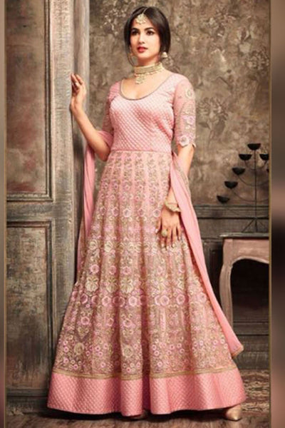 5108 PINK MAISHA JAWARIYA WEDDING WEAR BRIDAL LEHENGA - Asian Party Wear