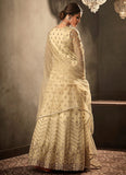 LUXURY GOLD HEAVY EMBROIDERED BRIDES WEDDING DRESS - Asian Party Wear