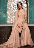 Peach Indian Pakistani Bridal Gharara Suit - Asian Party Wear