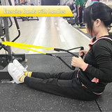 XonyiCos Exercise Resistance Bands Set for 5 Natural Latex Workout Bands with Handles for Working Out | Suitable for Pilates, Stretching, Physical Therapy, Yoga, Work from Home Fitness