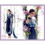 5311 Sky Blue and Indigo Heer Designer Suit - Asian Party Wear