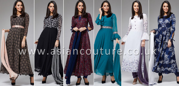 New Season’s Designer Maxi Dresses & Anarkali Suits - Asian Party Wear