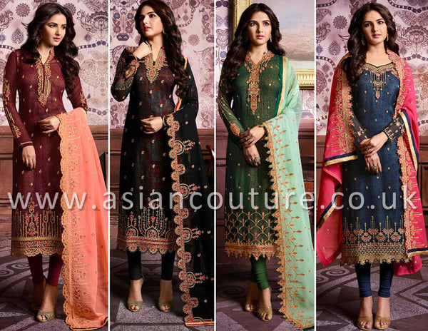 Indian Party Wedding Readymade Churidaar Suit ( 3 days delivery) - Asian Party Wear