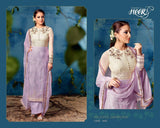 5605 PURPLE KIMORA HEER PARTY WEAR SALWAR KAMEEZ SUIT - Asian Party Wear