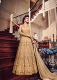 STUNNING SLIT STYLE WEDDING ANARKALI GOWN - Asian Party Wear