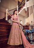 STUNNING SLIT STYLE WEDDING ANARKALI GOWN - Asian Party Wear