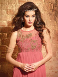 MN2705 PINK MAISHA NEERJA GEORGETTE SUIT - Asian Party Wear