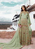 Lime Green Long Party Dress - Asian Party Wear