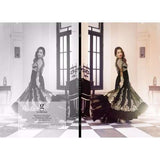 Black Show Stopper 3 Malaika Wedding Wear (MAK-3707) - Asian Party Wear