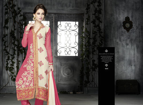 6203 Pink LEO Designer Party Wear Suit - Asian Party Wear