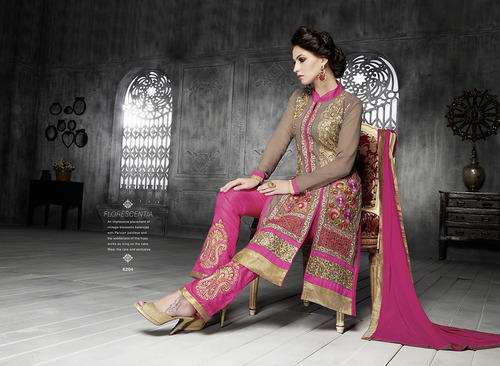 6204 Purple LEO Designer Party Wear Suit - Asian Party Wear