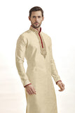 Gold Men's Wedding Kurta Trouser Formal Dress - Asian Party Wear