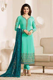 LIGHT GREEN KASEESH JANNAT EMBROIDERED GEORGETTE PRACHI DESAI SALWAR SUIT - Asian Party Wear