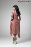 ASH ROSE INDIAN STYLE CHURIDAAR READY TO WEAR SUIT - Asian Party Wear