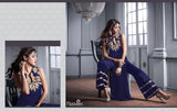 M20003 BLUE  MASKEEN GEORGETTE BY MAISHA PARTY WEAR SUIT - Asian Party Wear